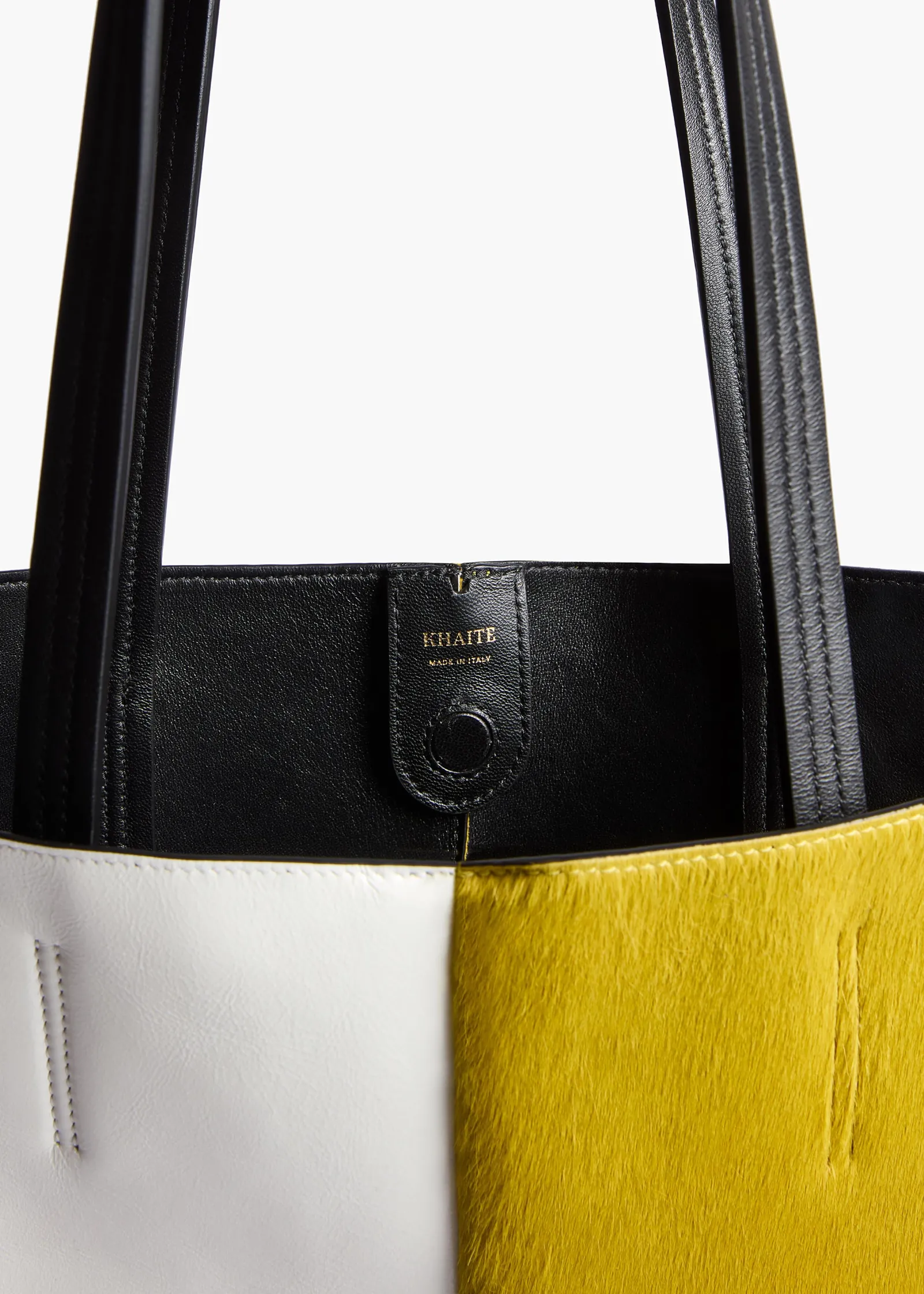 Khaite Totes-Piper Patchwork Tote in Fern Multi