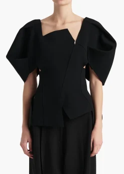 Khaite Shirts & Tops-Quan Top in Black
