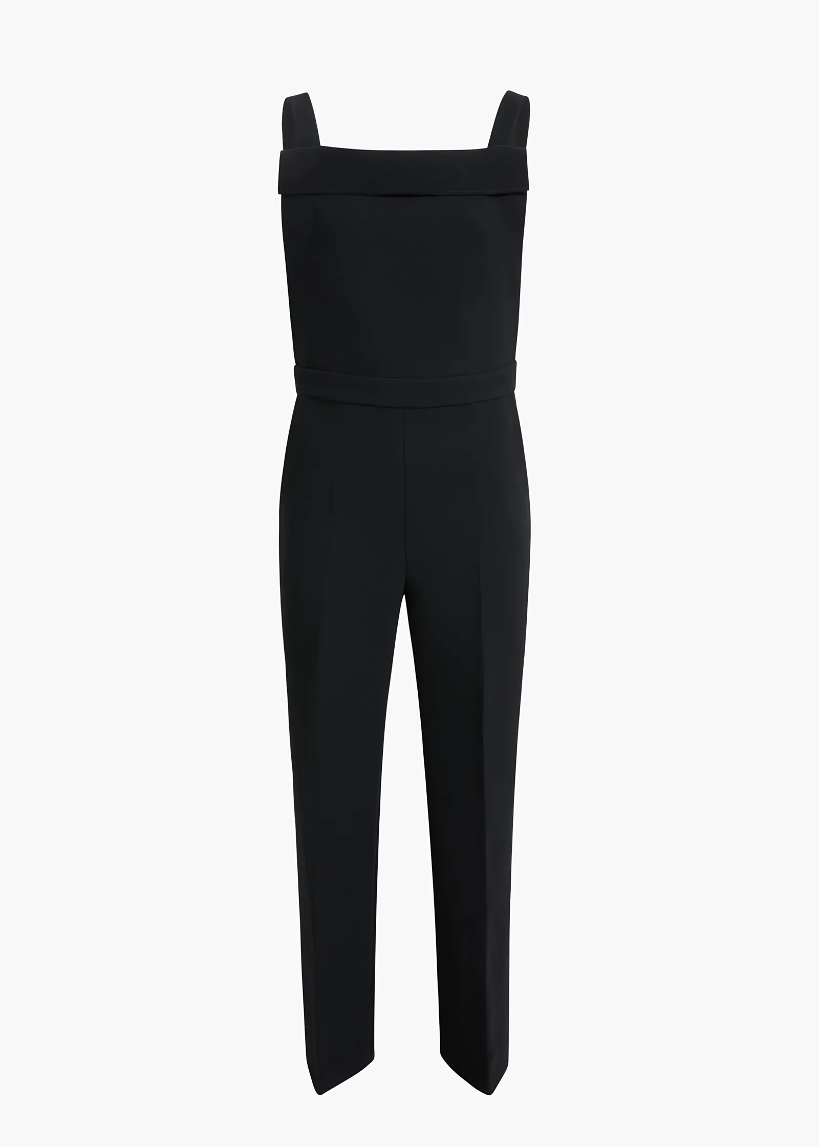 Khaite Pants-Rae Dungaree in Black