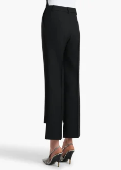Khaite Pants-Rae Pant in Black Crepe