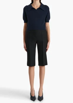 Khaite Skirts & Shorts-Raelle Short in Black