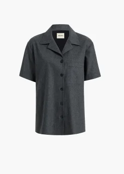 Khaite Shirts & Tops-Riordan Top in Storm