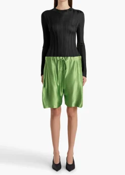 Khaite Skirts & Shorts-Rohe Short in Absinthe