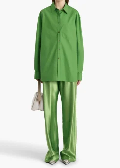 Khaite Pants-Rohen Pant in Absinthe