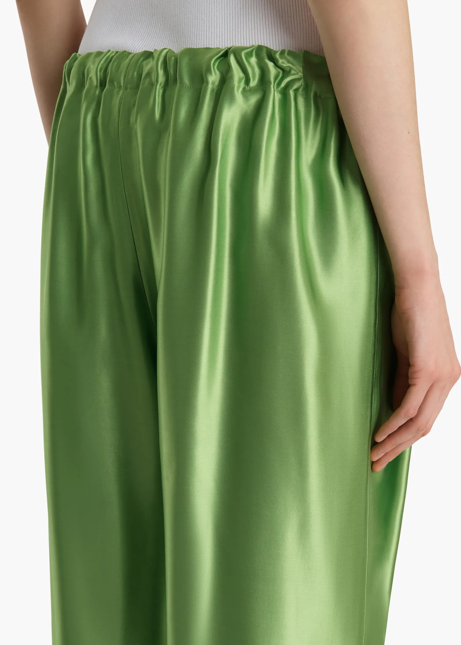 Khaite Pants-Rohen Pant in Absinthe