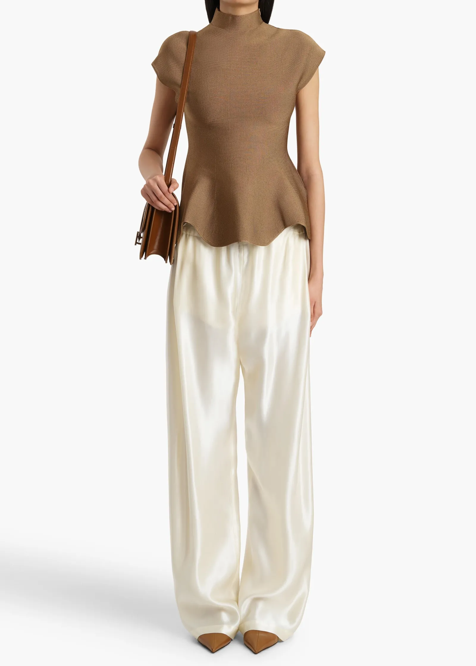 Khaite Pants-Rohen Pant in Cream