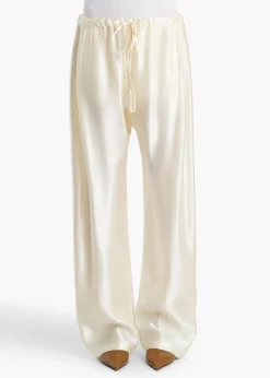 Khaite Pants-Rohen Pant in Cream