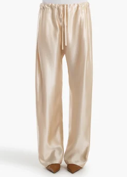 Khaite Pants-Rohen Pant in Soft Pink