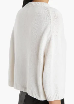 Khaite Knitwear-Sabina Sweater in Glaze