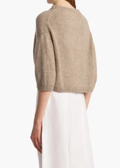 Khaite Knitwear-Sabina Sweater in Sepia