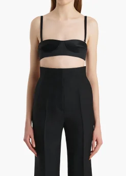 Khaite Shirts & Tops-Selah Top in Black