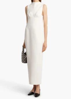 Khaite Dresses-Shoshanna Dress in Chalk
