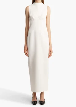 Khaite Dresses-Shoshanna Dress in Chalk