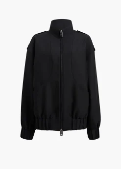 Khaite Leather|Outerwear & Coats-Sigi Jacket in Black