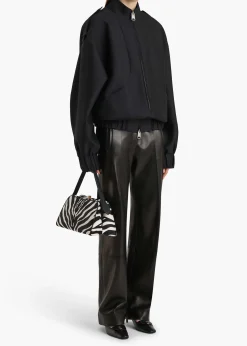 Khaite Leather|Outerwear & Coats-Sigi Jacket in Black