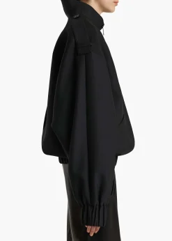 Khaite Leather|Outerwear & Coats-Sigi Jacket in Black