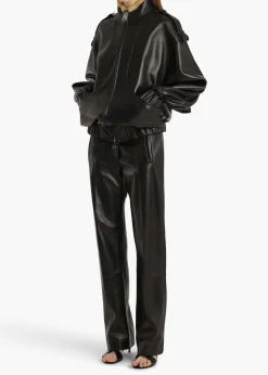 Khaite Leather|Outerwear & Coats-Sigi Jacket in Black Leather