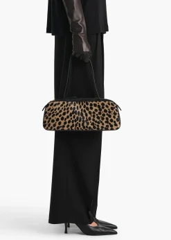 Khaite Shoulder Bags-Simona Shoulder Bag in Hyena Print Haircalf