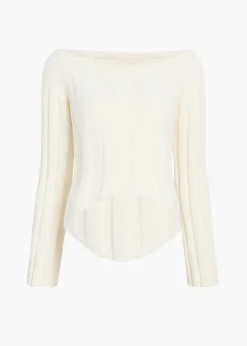Khaite Knitwear-Sylas Sweater in Glaze