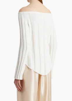 Khaite Knitwear-Sylas Sweater in Glaze