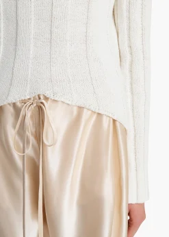 Khaite Knitwear-Sylas Sweater in Glaze