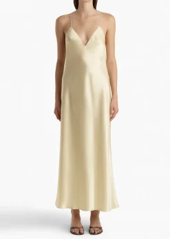 Khaite Dresses-Taja Dress in Pale Yellow