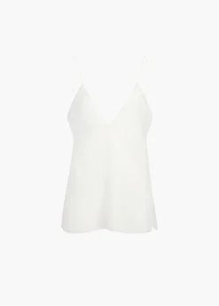 Khaite Shirts & Tops-Timy Top in Chalk