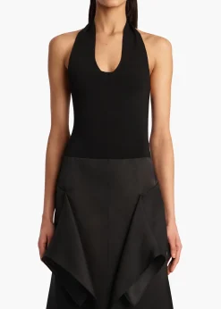 Khaite Shirts & Tops-Toto Bodysuit in Black