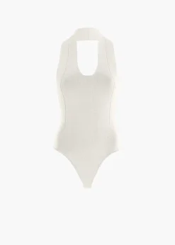 Khaite Shirts & Tops-Toto Bodysuit in Glaze