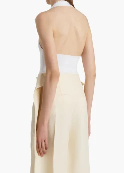 Khaite Shirts & Tops-Toto Bodysuit in Glaze