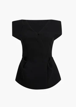 Khaite Shirts & Tops-Verone Top in Black