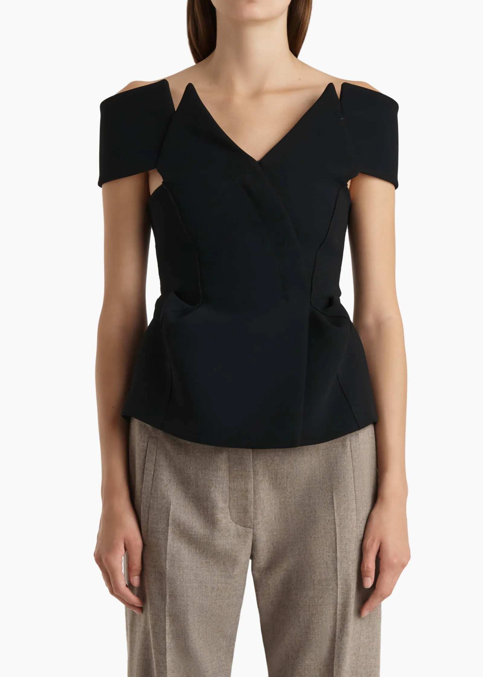 Khaite Shirts & Tops-Verone Top in Black