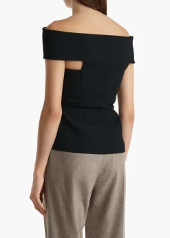 Khaite Shirts & Tops-Verone Top in Black