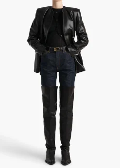 Khaite Shirts & Tops-Vin Top in Black