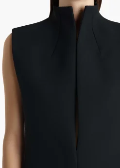 Khaite Leather|Shirts & Tops-Von Top in Black