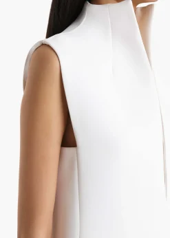 Khaite Leather|Shirts & Tops-Von Top in Chalk