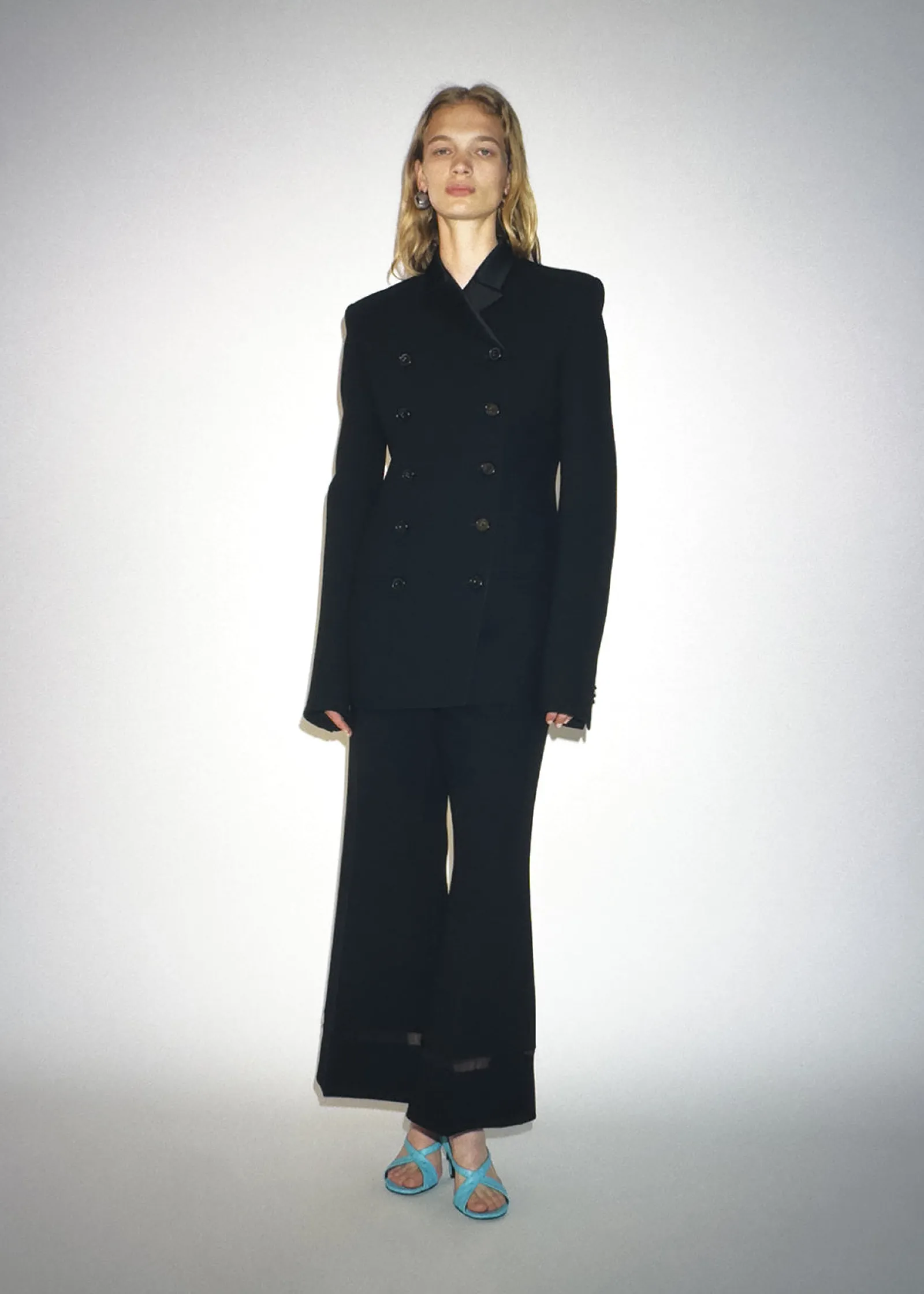 Khaite Pants-Wallace Pant in Black