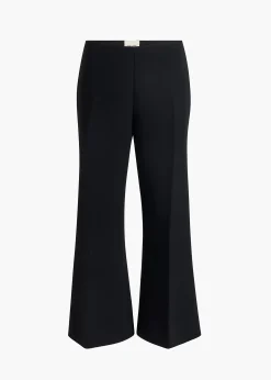 Khaite Pants-Walter Pant in Black Crepe