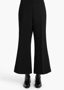 Khaite Pants-Walter Pant in Black Crepe