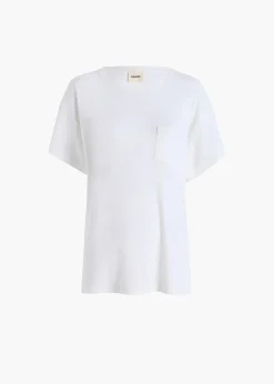 Khaite T-Shirts & Tanks-Wanda T-Shirt in White