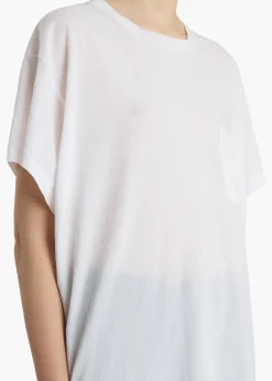 Khaite T-Shirts & Tanks-Wanda T-Shirt in White