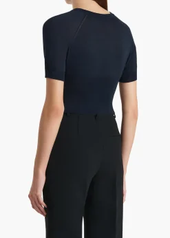 Khaite Knitwear|Shirts & Tops-Whim Top in Midnight