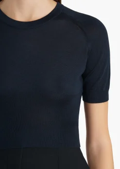 Khaite Knitwear|Shirts & Tops-Whim Top in Midnight