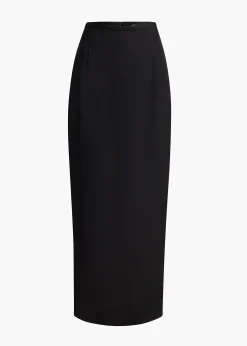Khaite Leather|Skirts & Shorts-Winton Skirt in Black